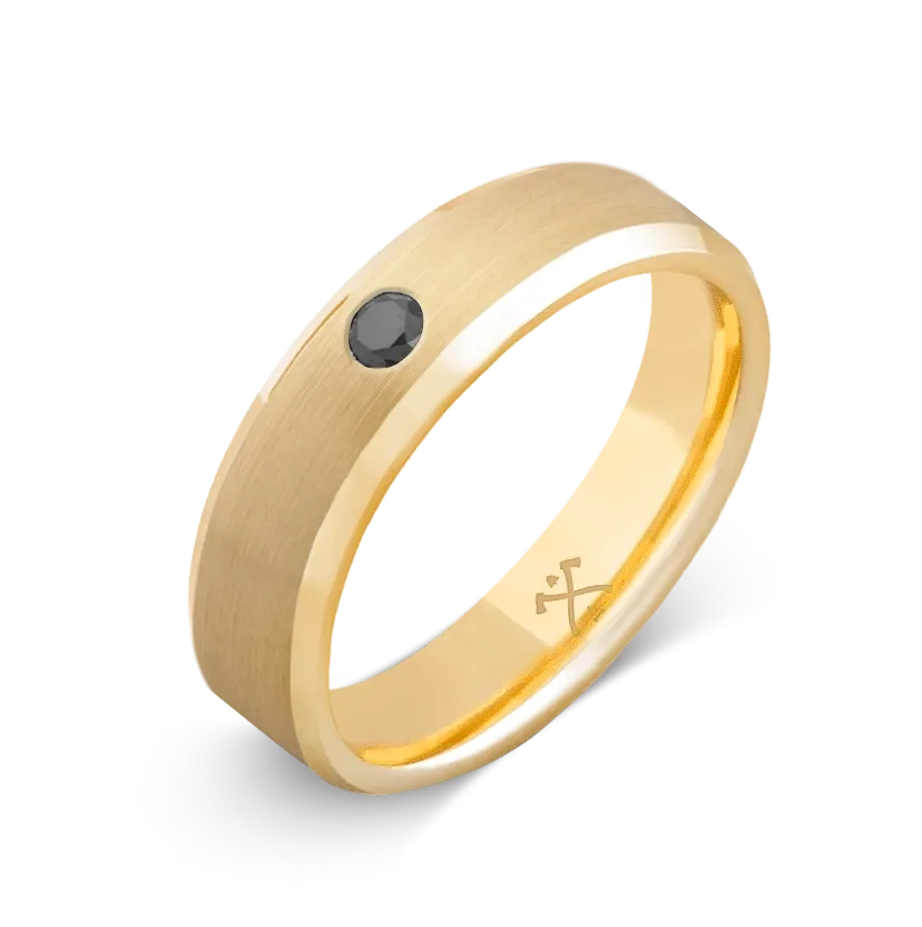 10K Yellow Gold with Stone - Build Your Own Band