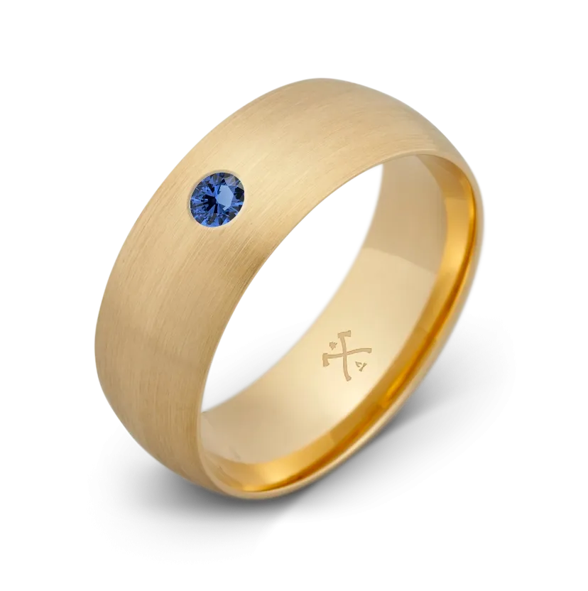 10K Yellow Gold with Stone - Build Your Own Band