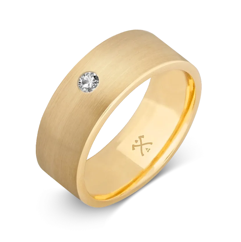 10K Yellow Gold with Stone - Build Your Own Band