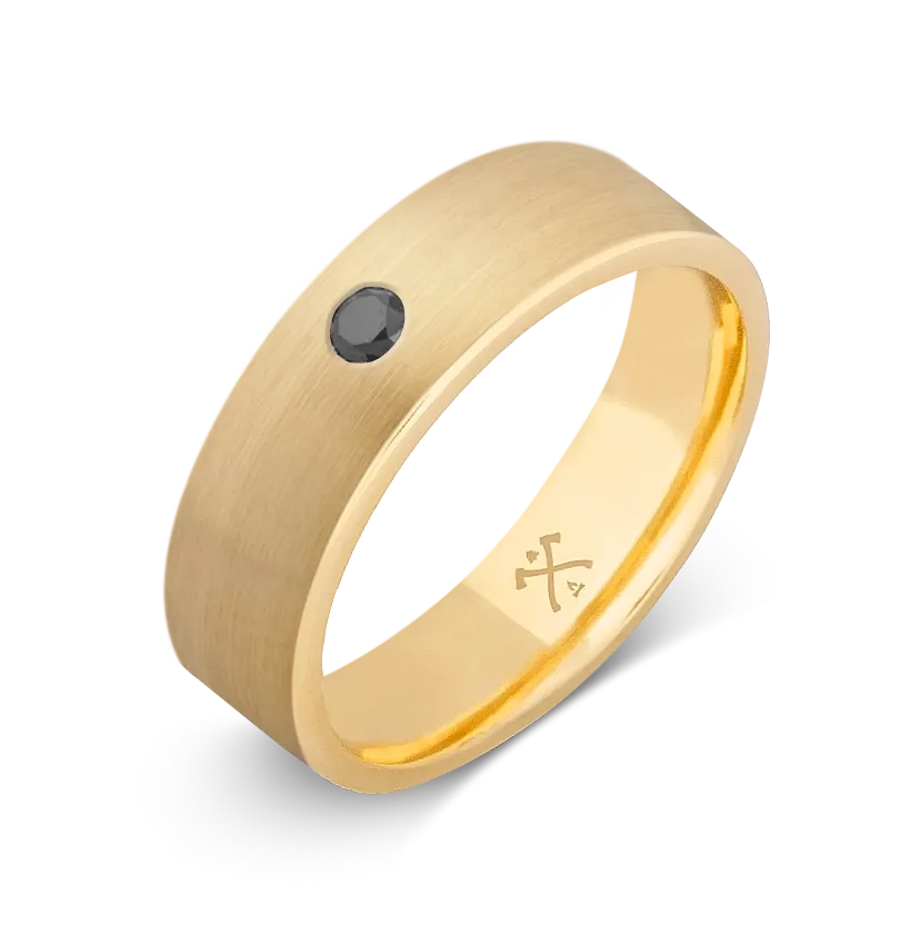 10K Yellow Gold with Stone - Build Your Own Band