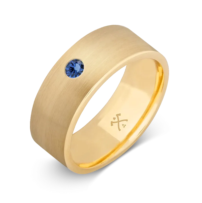 10K Yellow Gold with Stone - Build Your Own Band