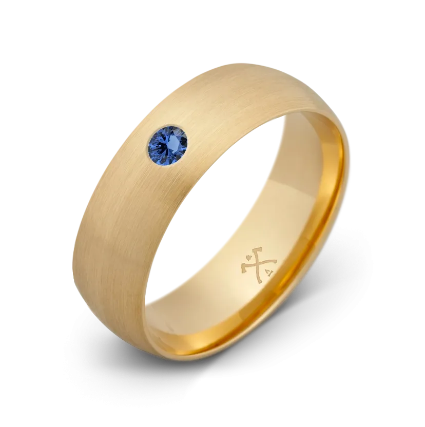 10K Yellow Gold with Stone - Build Your Own Band