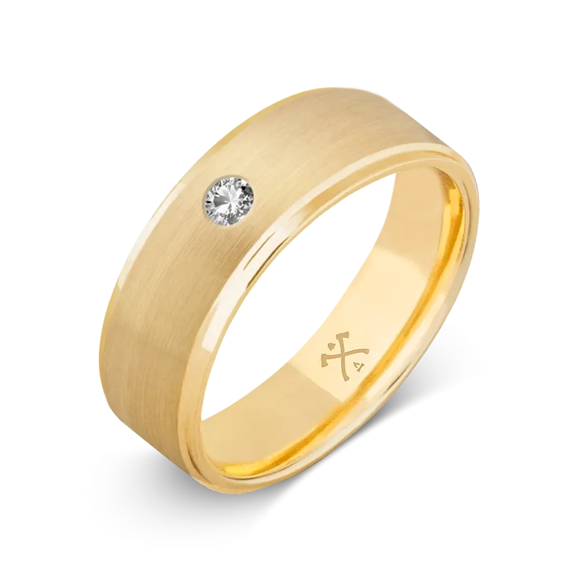 10K Yellow Gold with Stone - Build Your Own Band