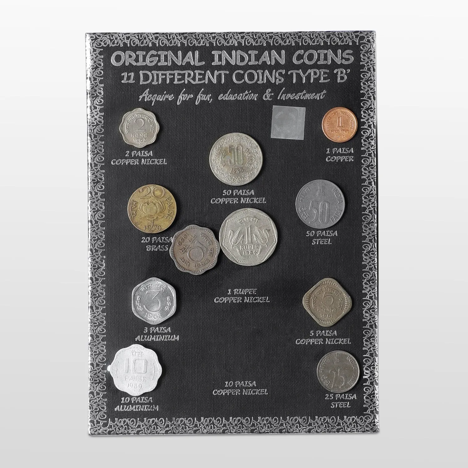 11 Different Original Indian Coins