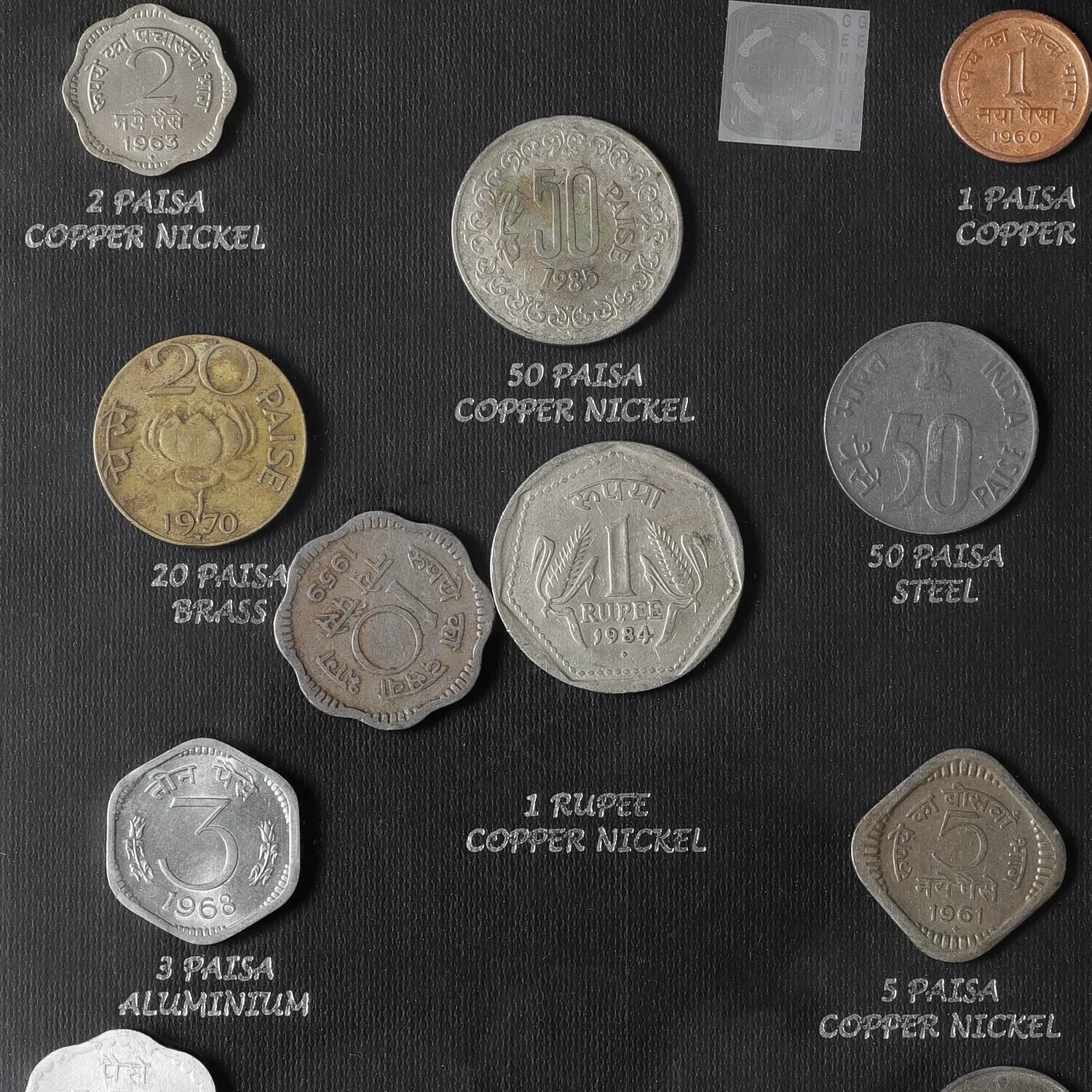 11 Different Original Indian Coins