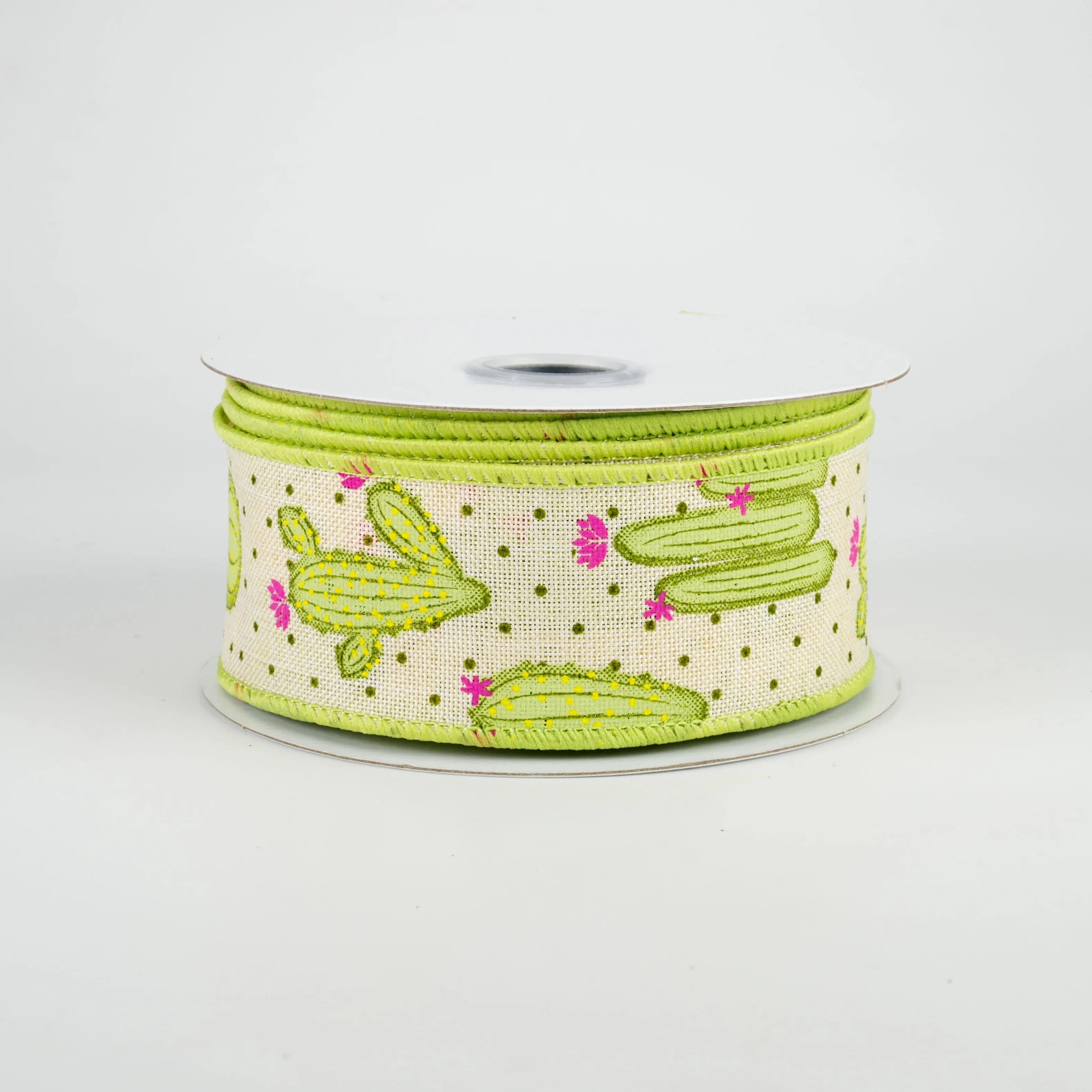 1.5" Cactus Ribbon: Cream (10 Yards)