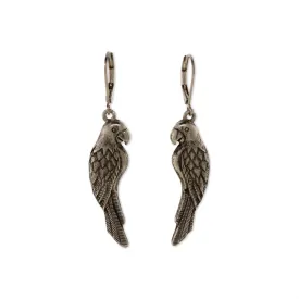 1928 Jewelry&reg; Pewter Parrot Earrings