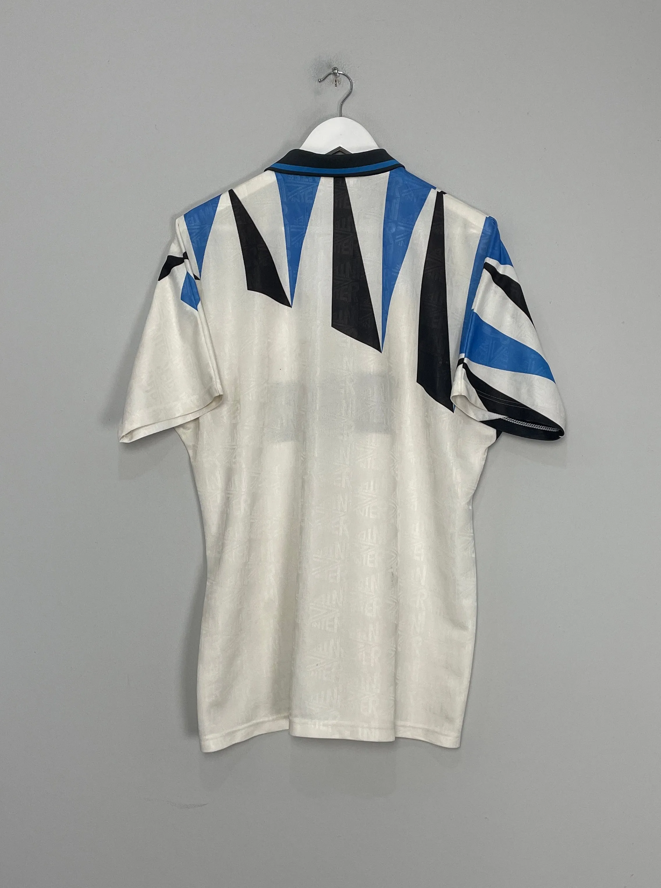 1992/93 INTER MILAN AWAY SHIRT (L) UMBRO