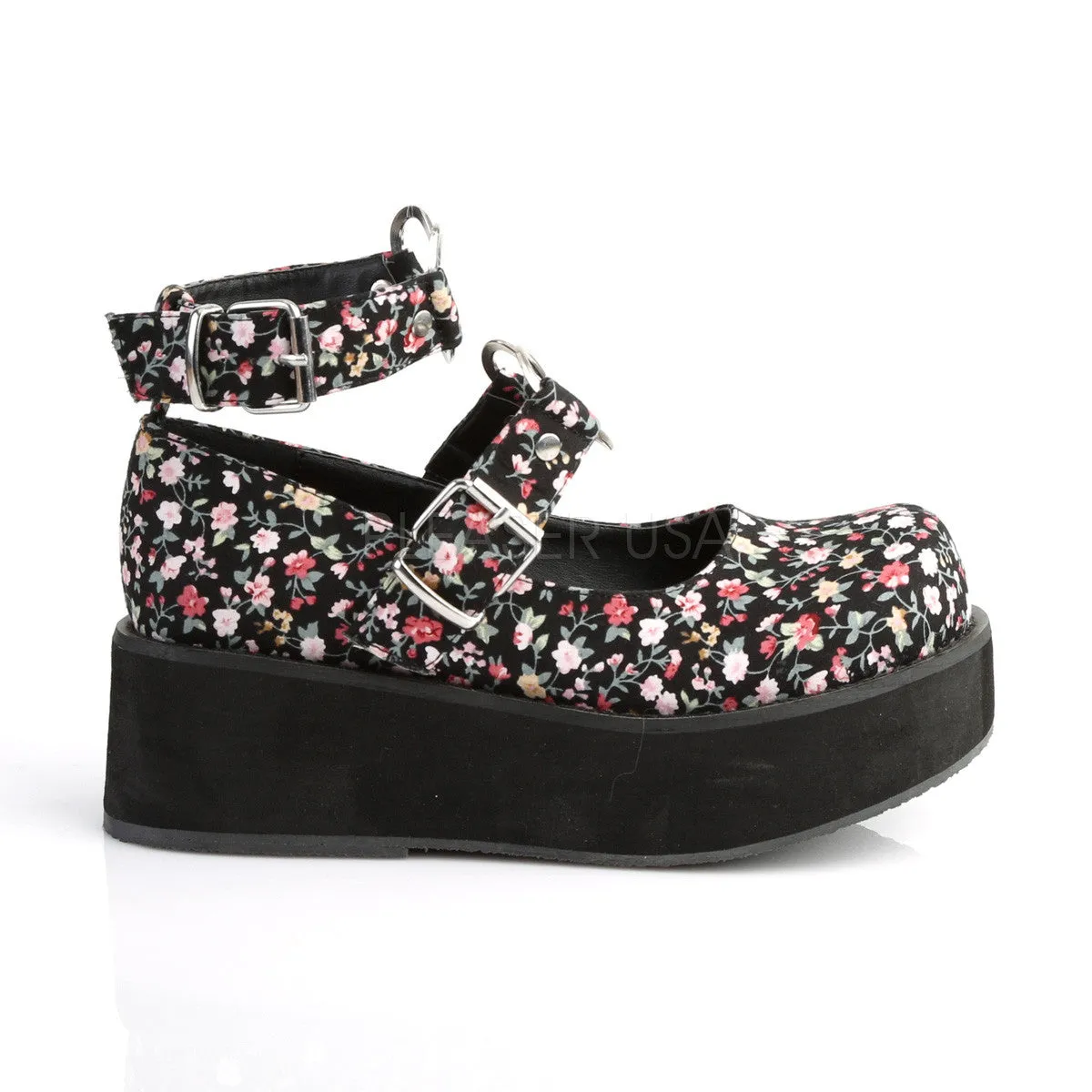 2 Inch Platform SPRITE-02 Floral Fabric