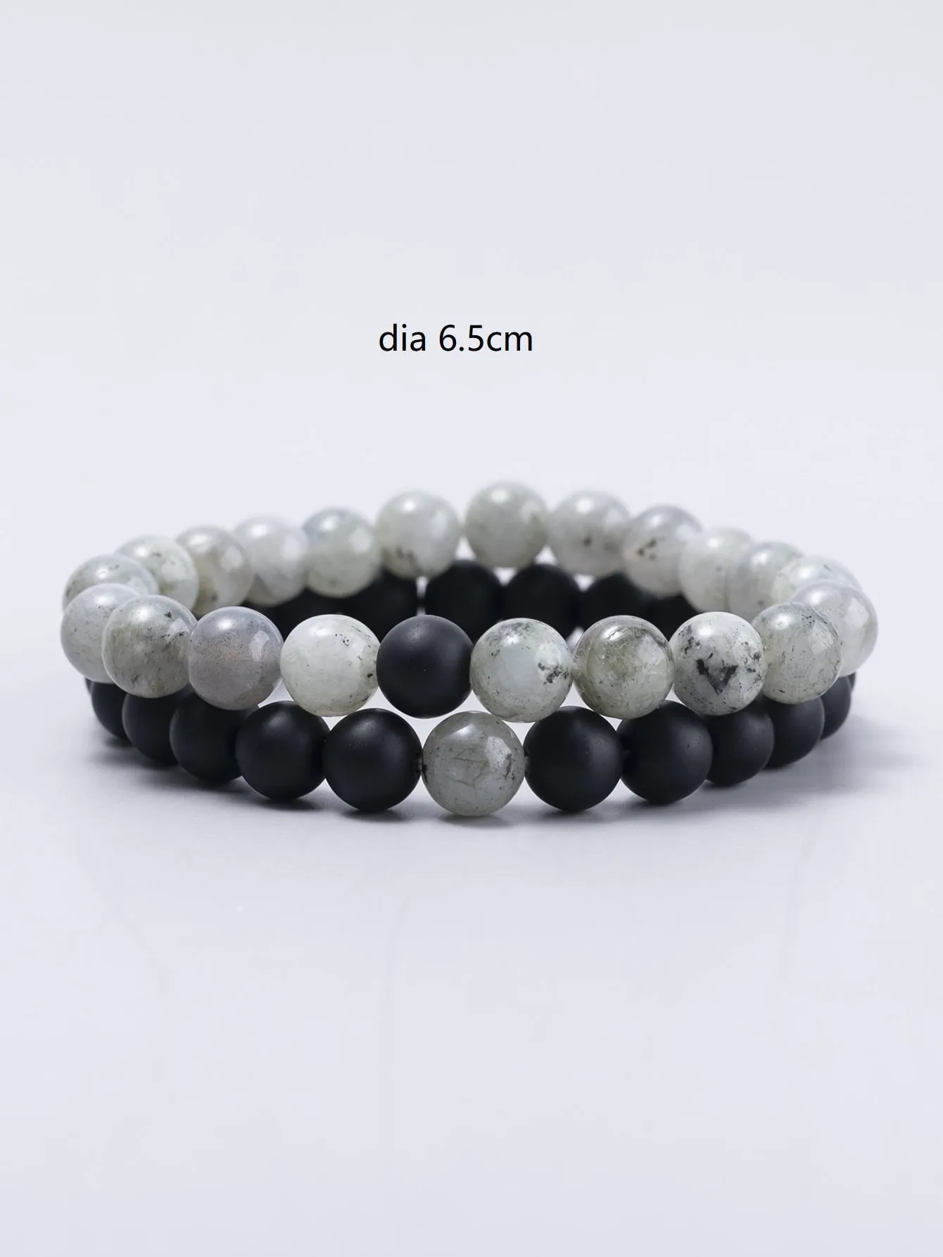 2pcs Men Beaded Bracelet