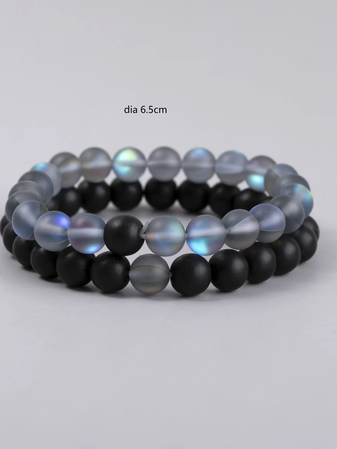 2pcs Men Beaded Bracelet