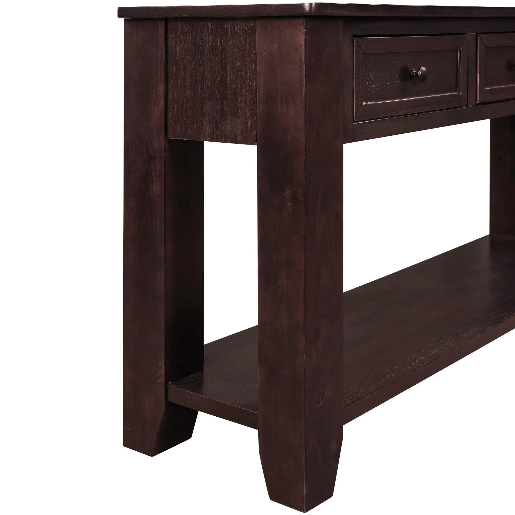 55" Modern Console Table with 3 Drawers and 1 Shelf