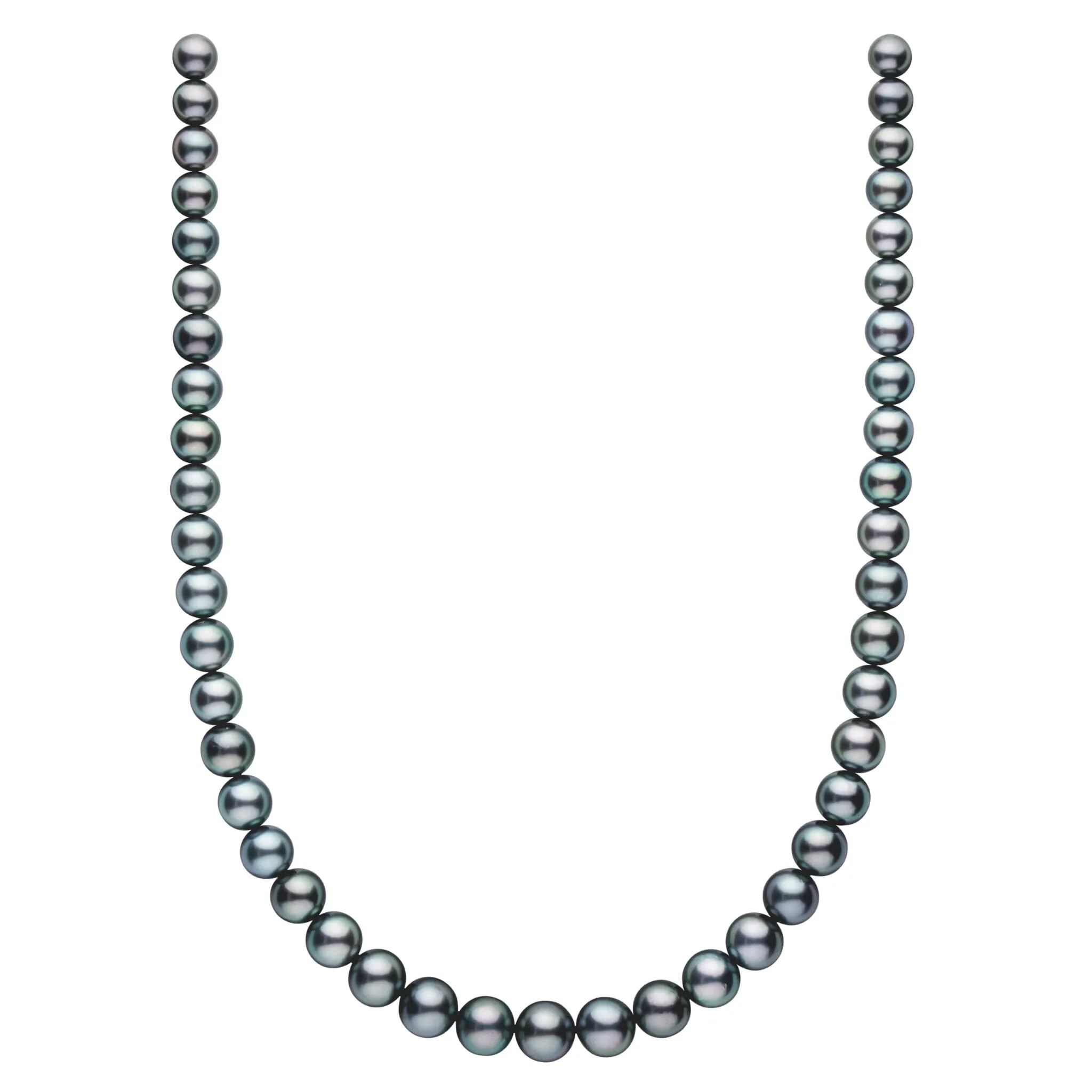 8.0-11.3 mm AAA Tahitian Round Pearl Necklace