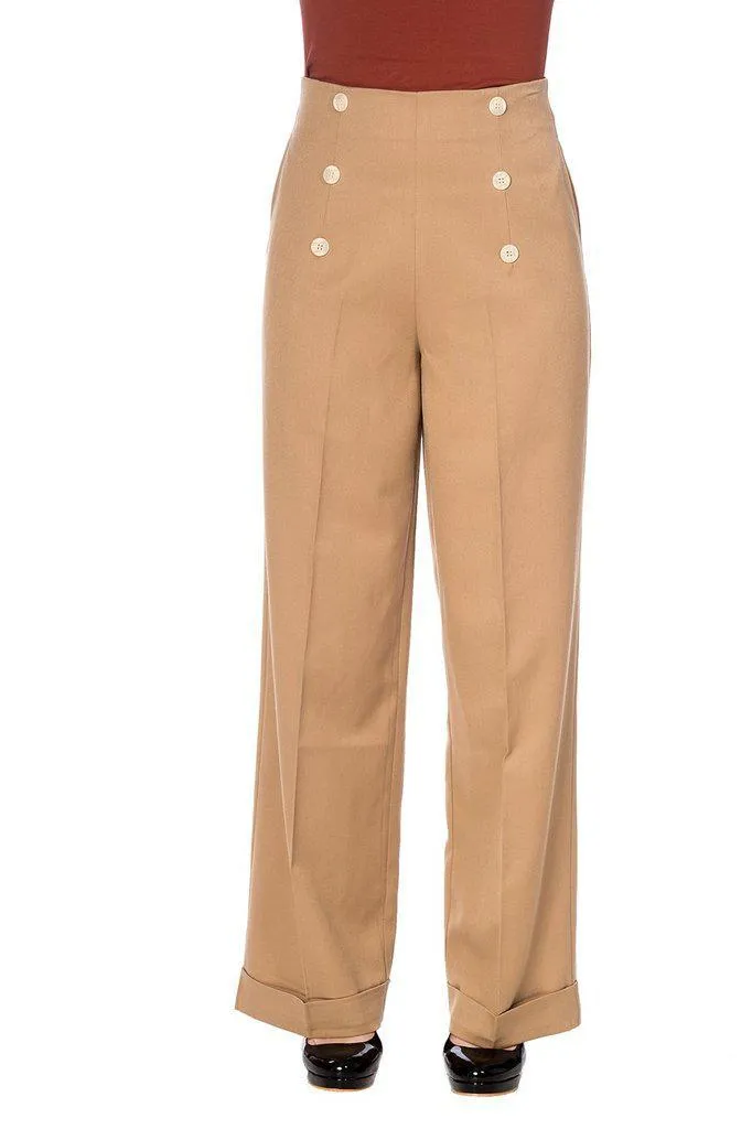 Adventures Ahead Button Trouser