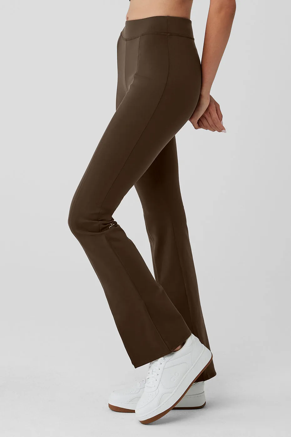 Airbrush High-Waist Flutter Legging - Espresso