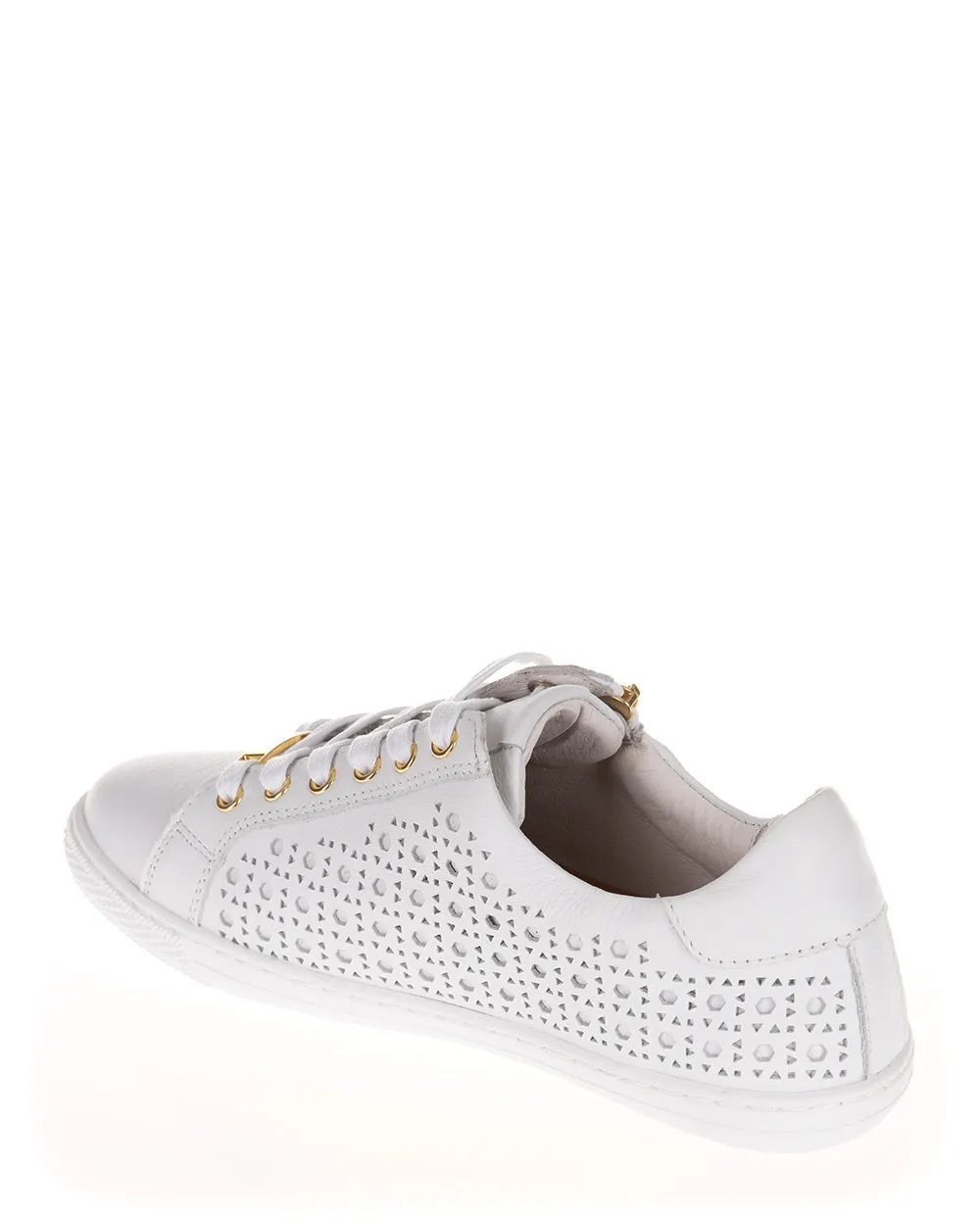 Alfie & Evie Samson White Leather Sneaker