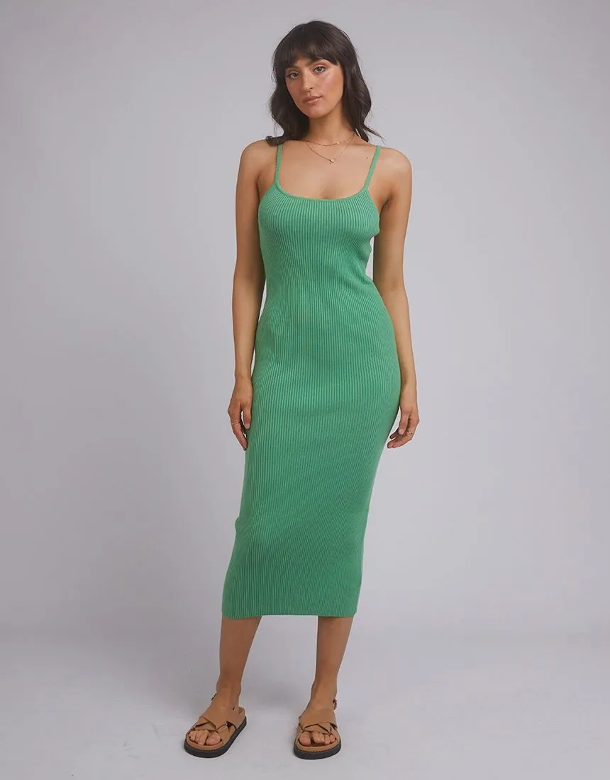 All About Eve Greta Knit Midi Dress Green