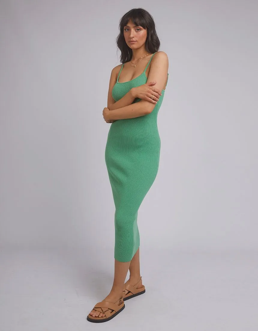 All About Eve Greta Knit Midi Dress Green