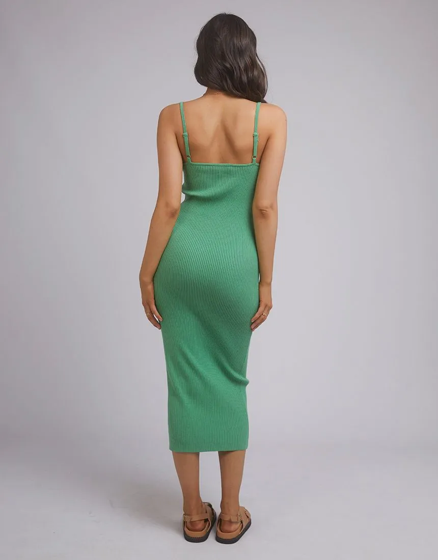 All About Eve Greta Knit Midi Dress Green