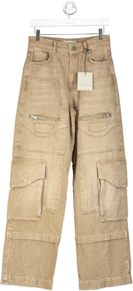 All Saints Light Brown Archie Jean W25