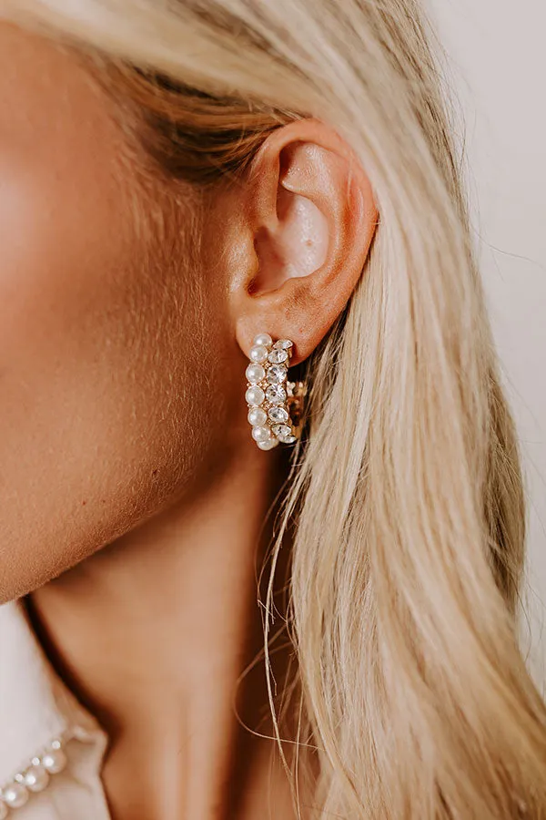 All The Sparkles Hoop Earrings