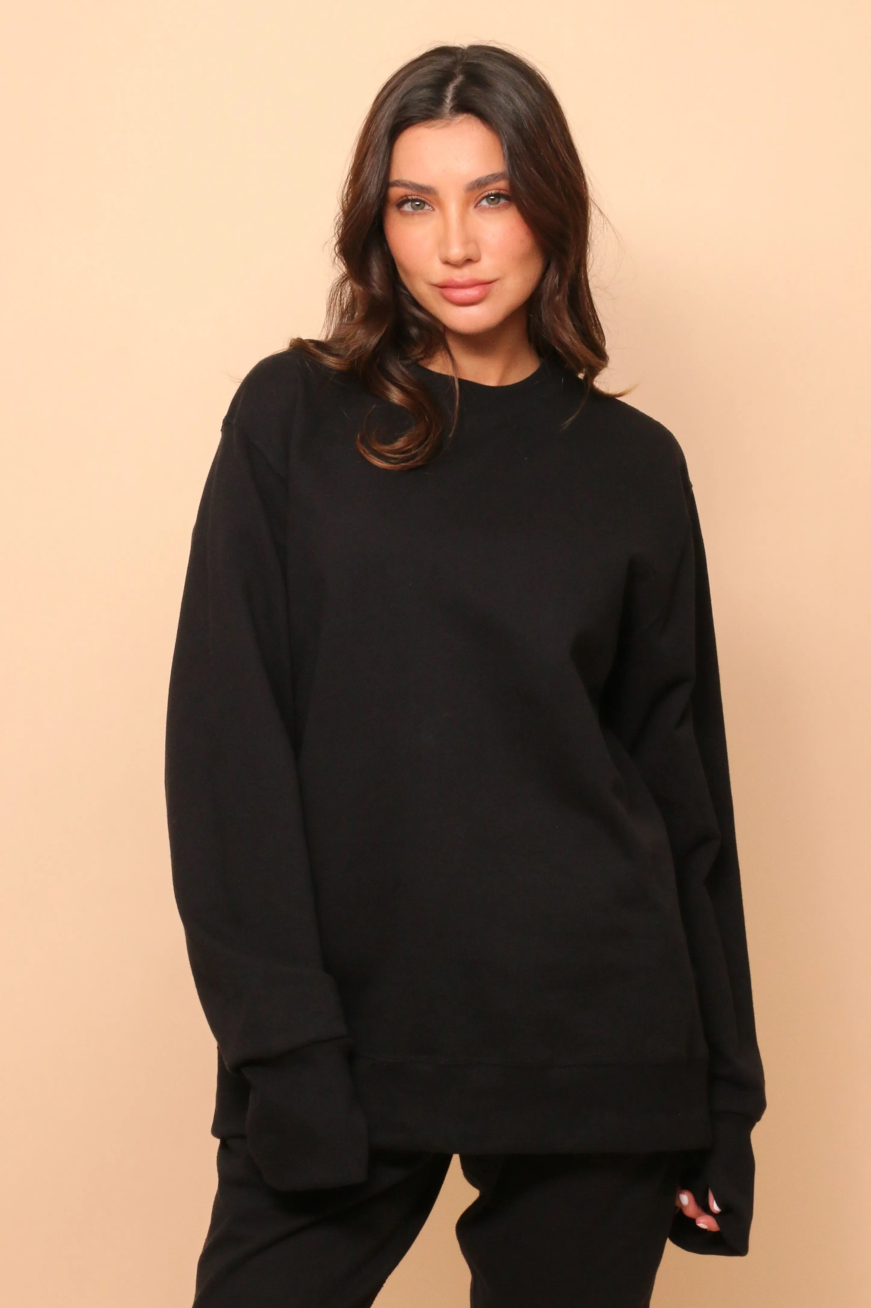 Allergy-Free Organic Cotton Pullover Sweatshirt