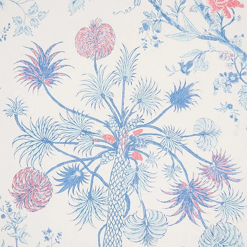 Amaltas Panel Set - Blue & Red - Schumacher 5012330