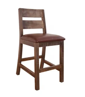 Antique Multicolor Bar Stool