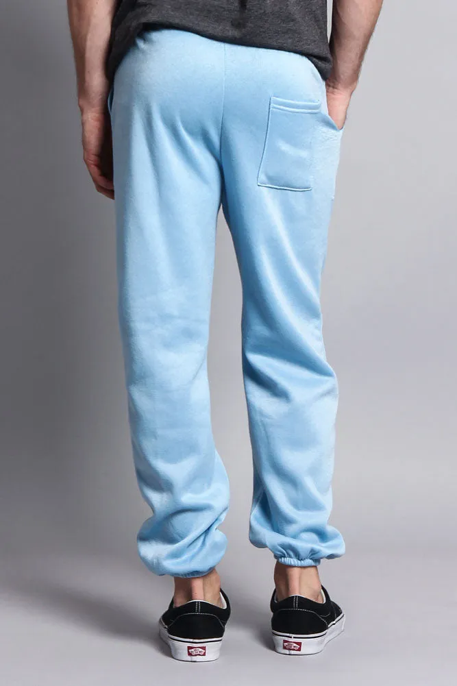 Basic Solid Color Fleece Sweatpants