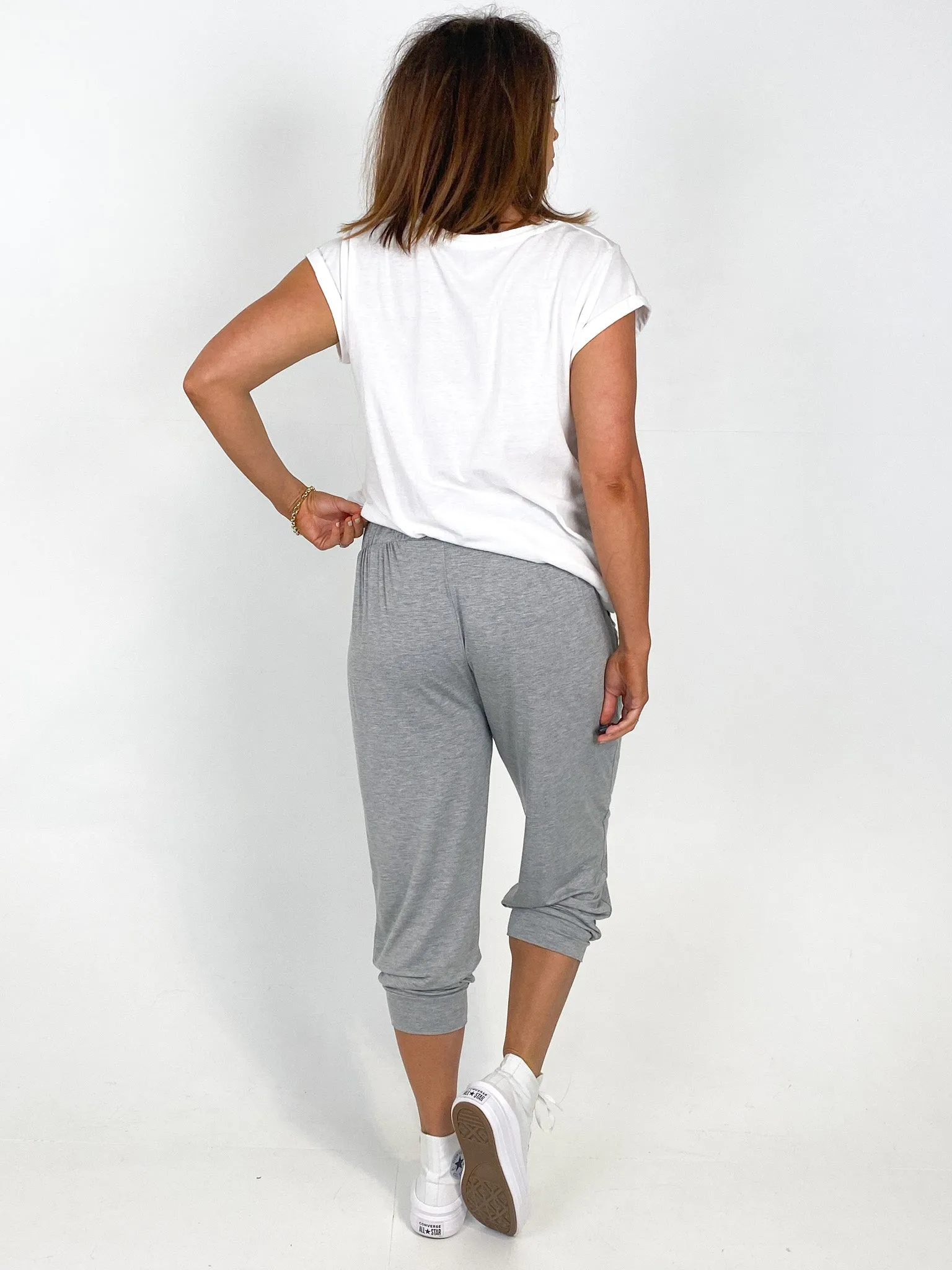 Betty Basics Tokyo 3/4 Pant Grey Marle