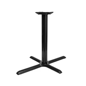 Black Classic Criss Cross Table Bases 22x22 / Standard Height