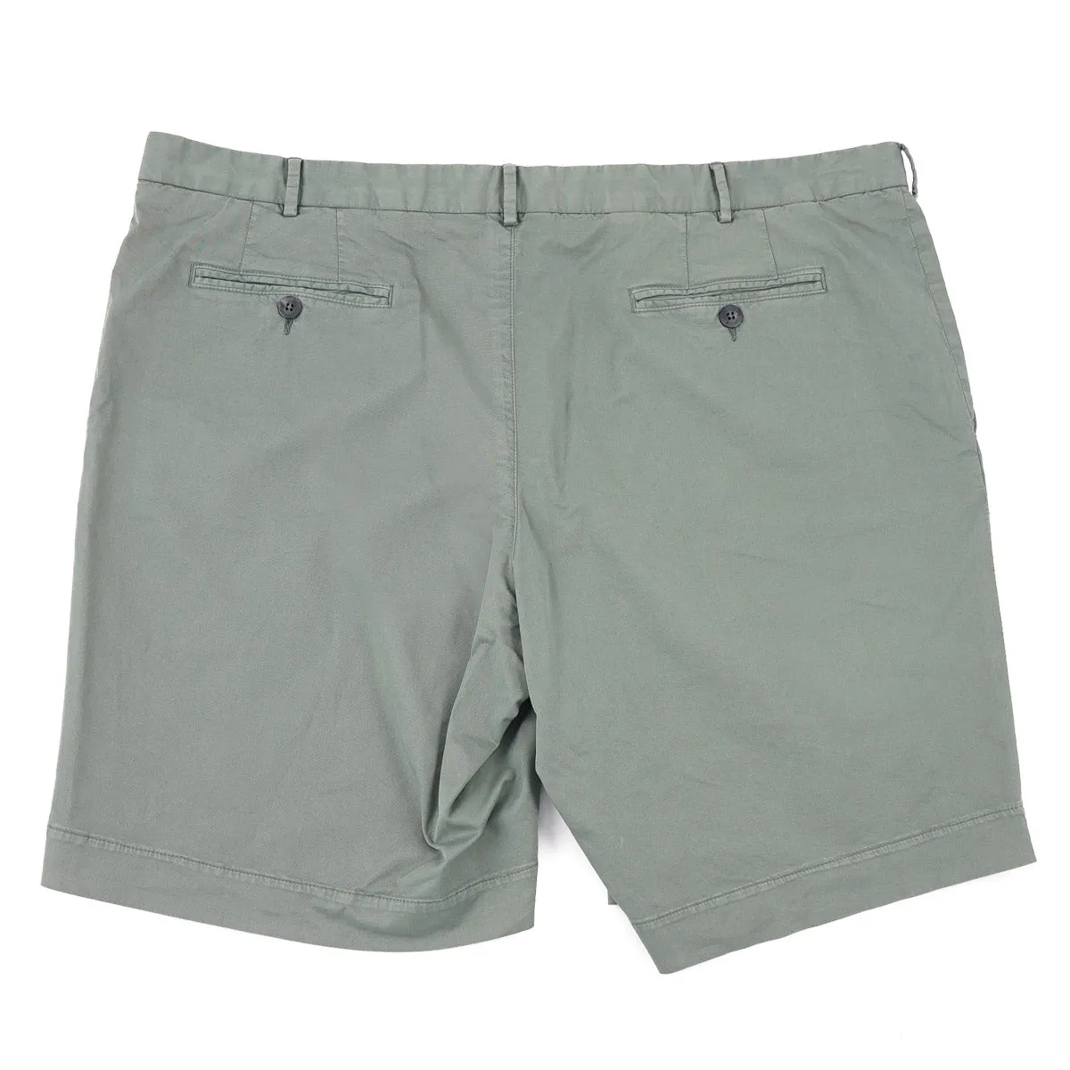 Boglioli Washed Twill Cotton Shorts