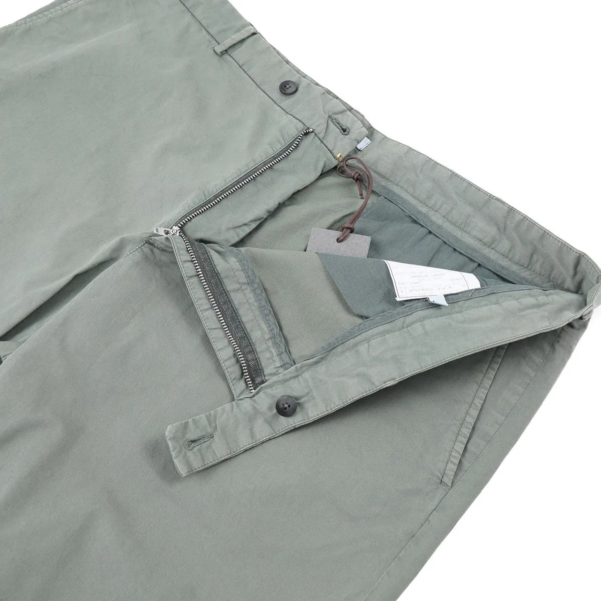 Boglioli Washed Twill Cotton Shorts