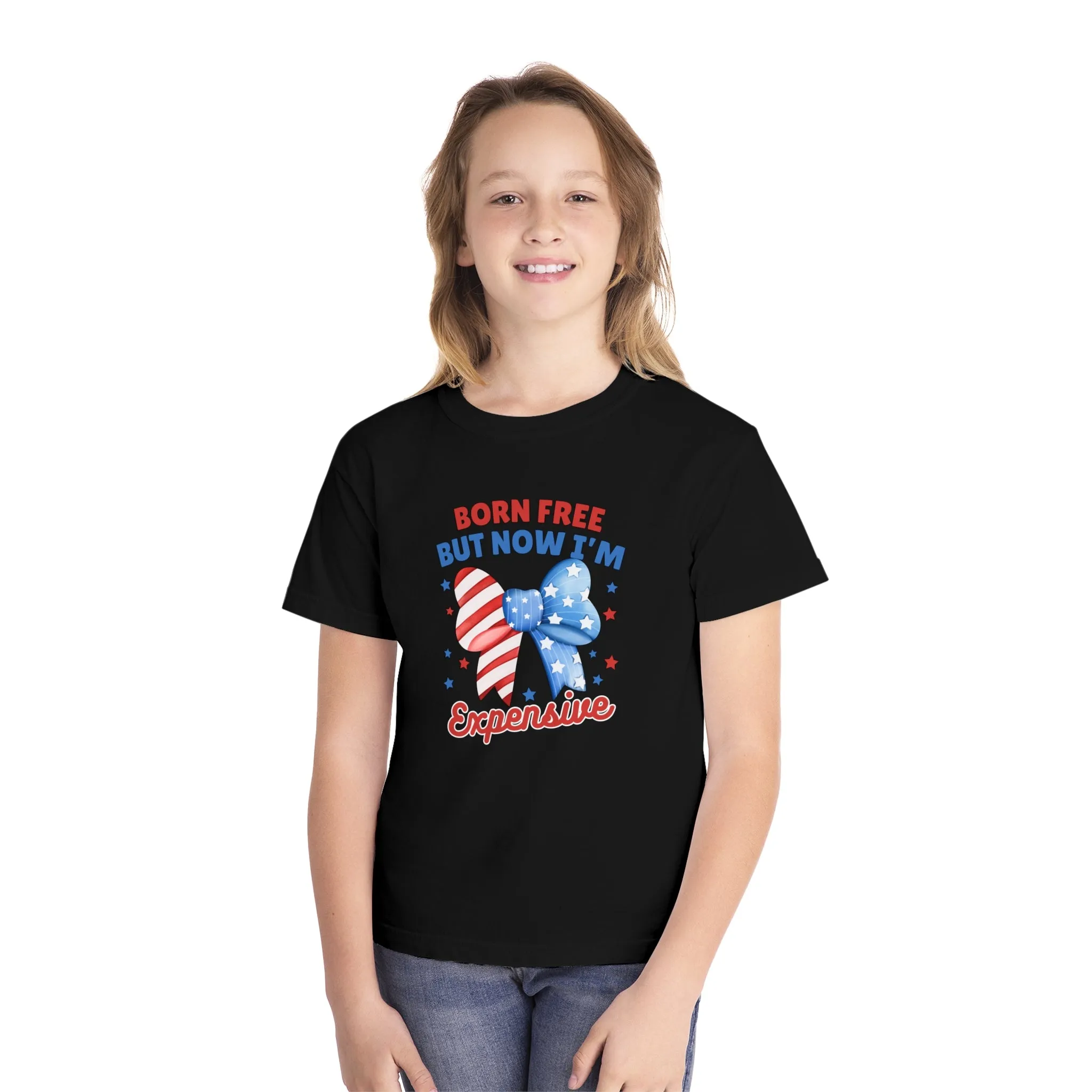 Born Free But Now I'm Expensive Kids Tee | 4th Of July Kids