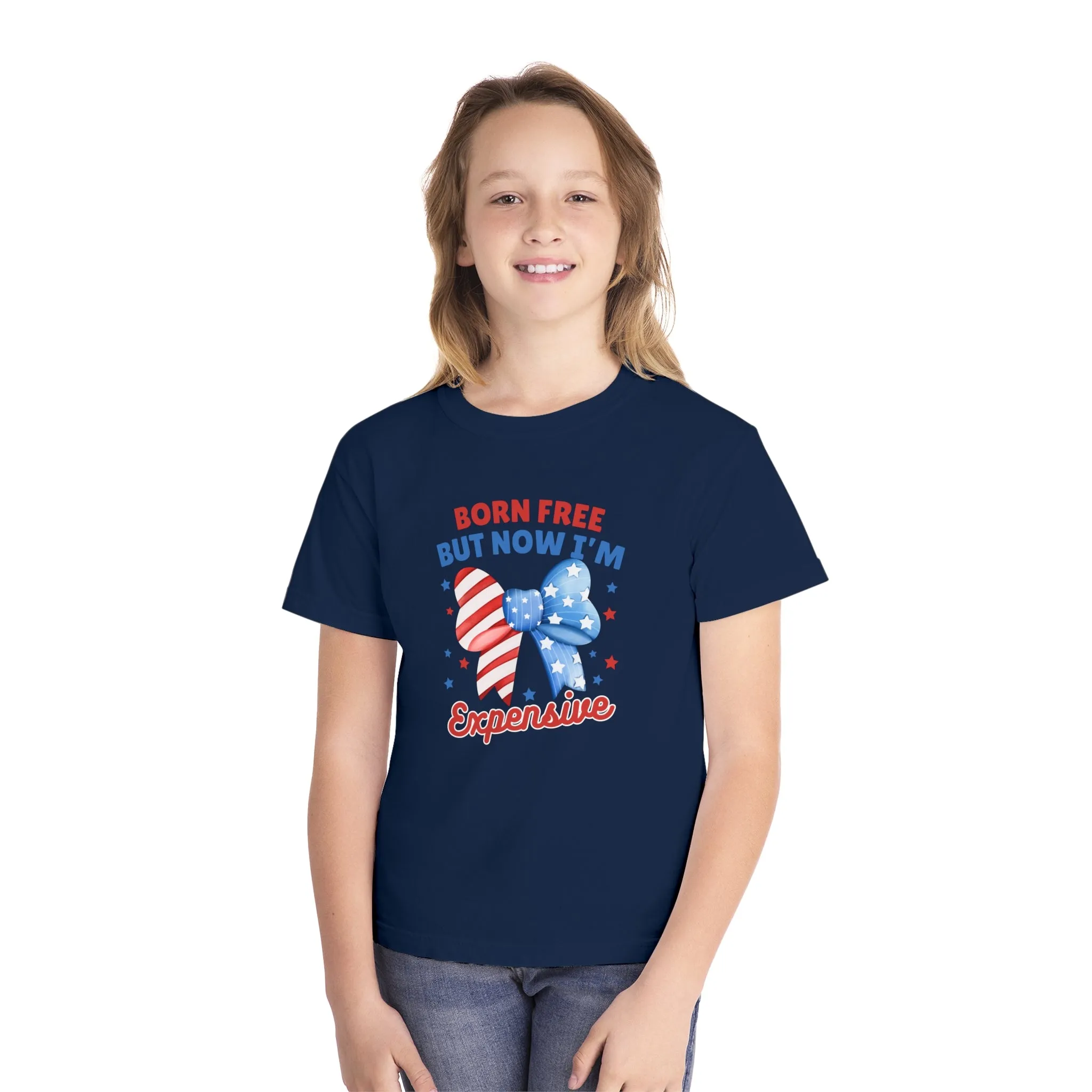 Born Free But Now I'm Expensive Kids Tee | 4th Of July Kids