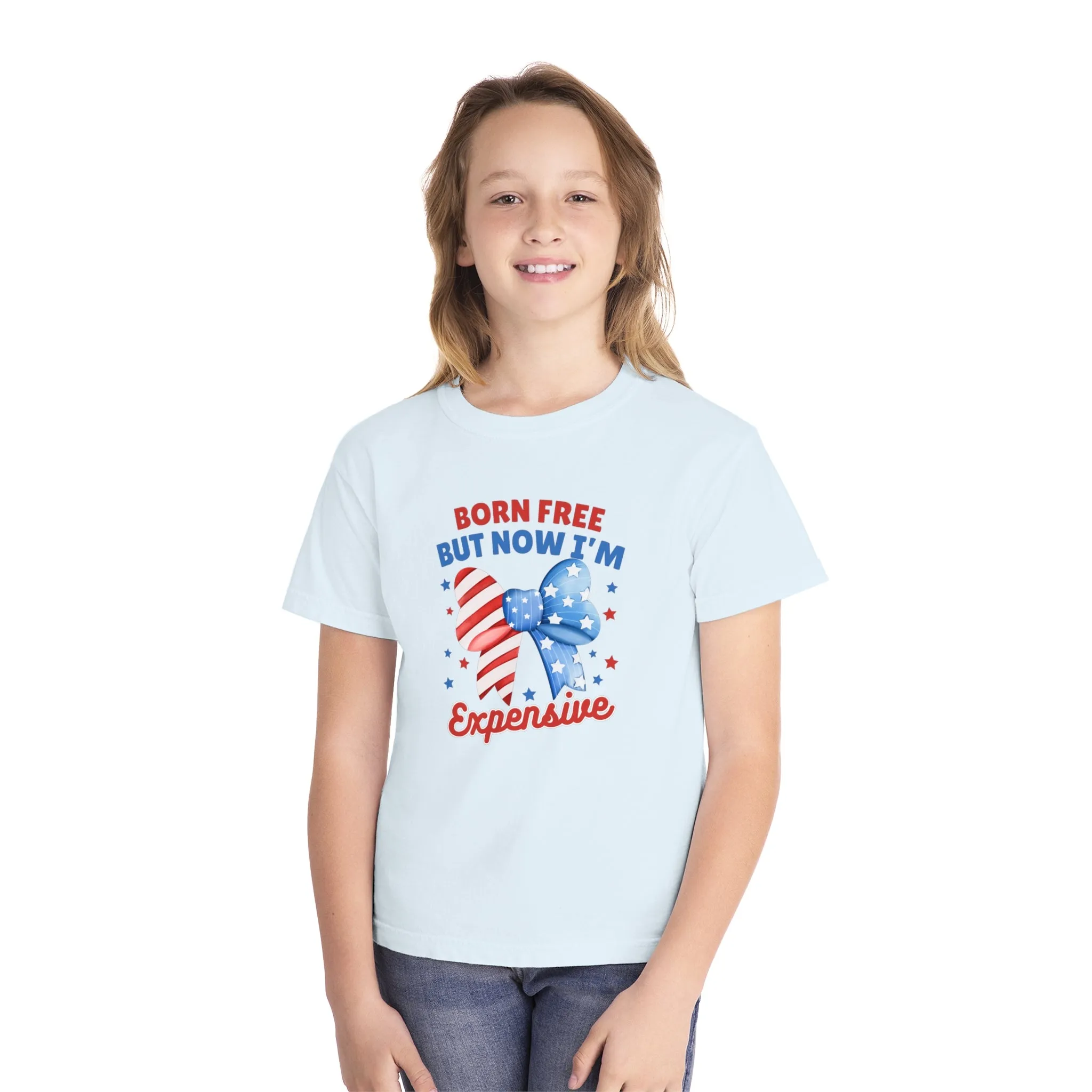 Born Free But Now I'm Expensive Kids Tee | 4th Of July Kids