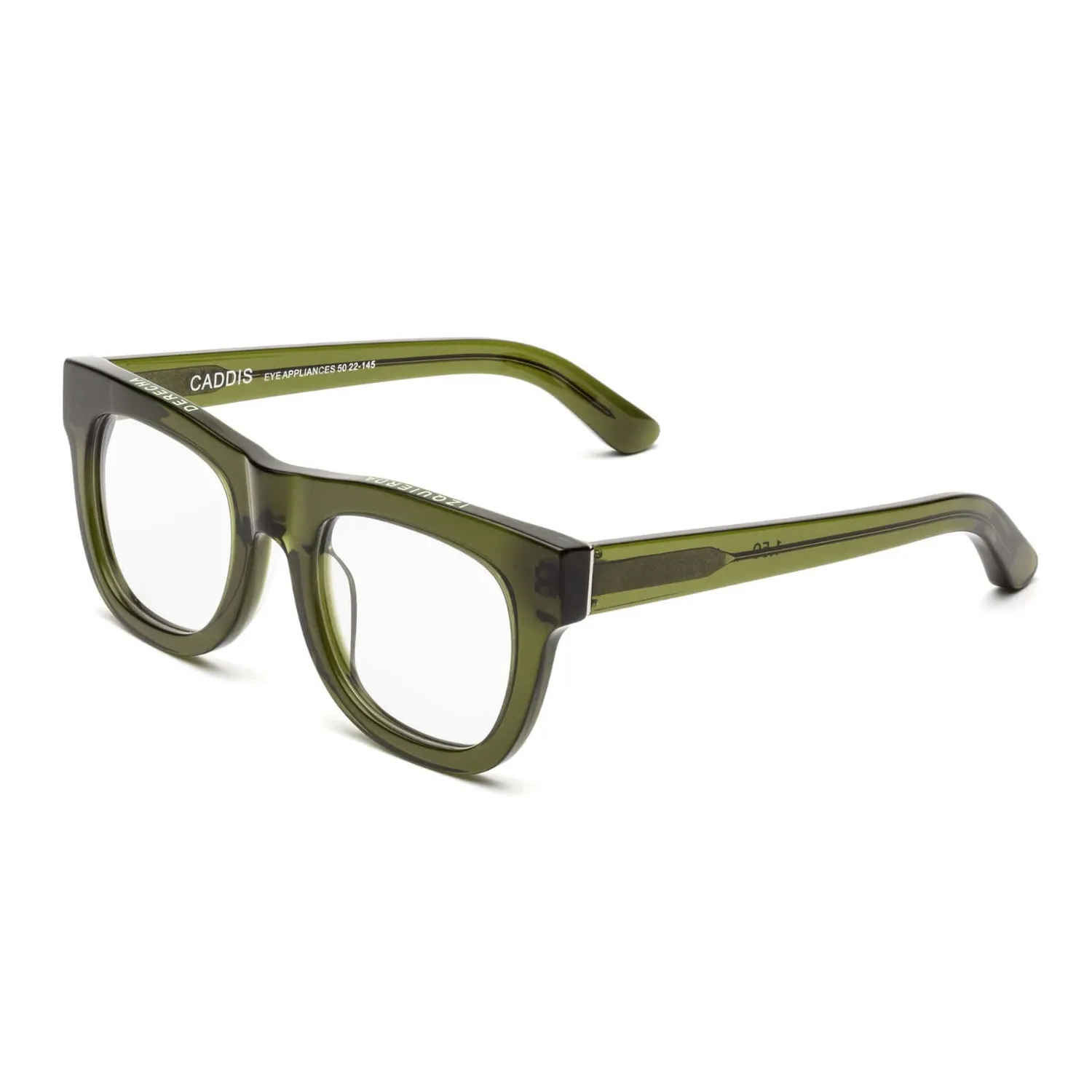 Caddis D28 Reading Glasses Heritage Green Thick Frame