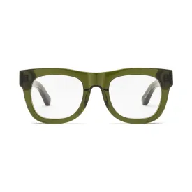 Caddis D28 Reading Glasses Heritage Green Thick Frame