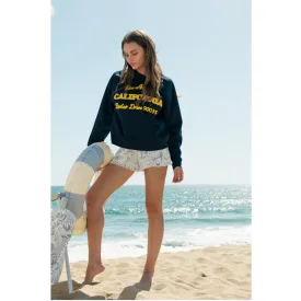 California Embo Pullover Sweatshirt - Navy