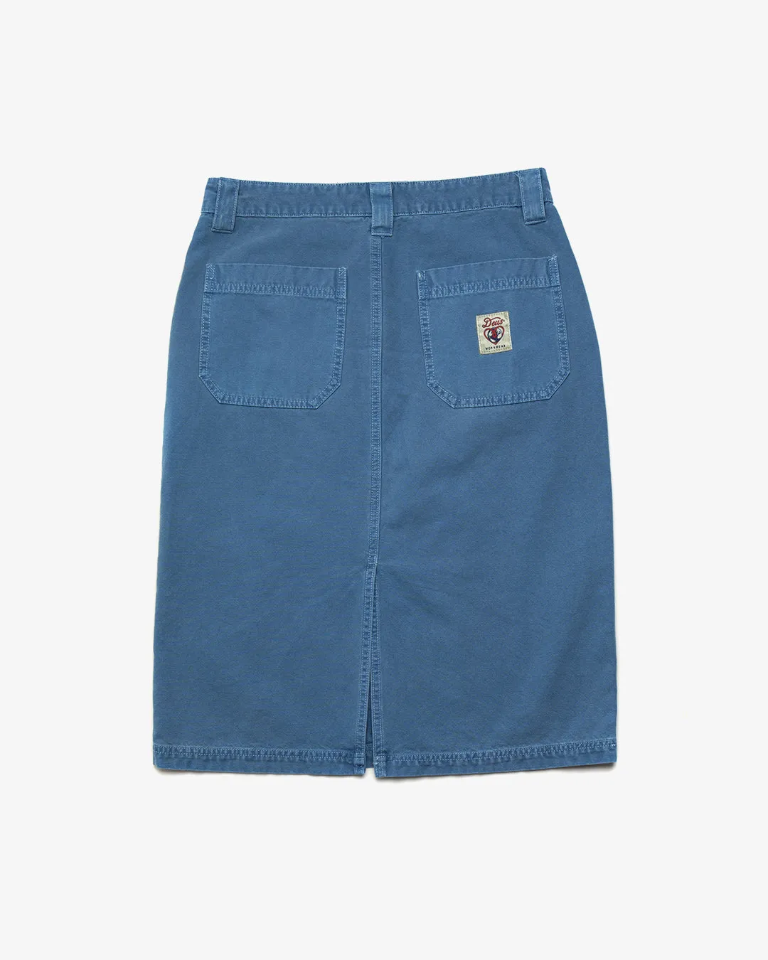 Canvas Irene Skirt - Overdyed Light Indigo