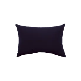 CANVAS NAVY LUMBAR PILLOW