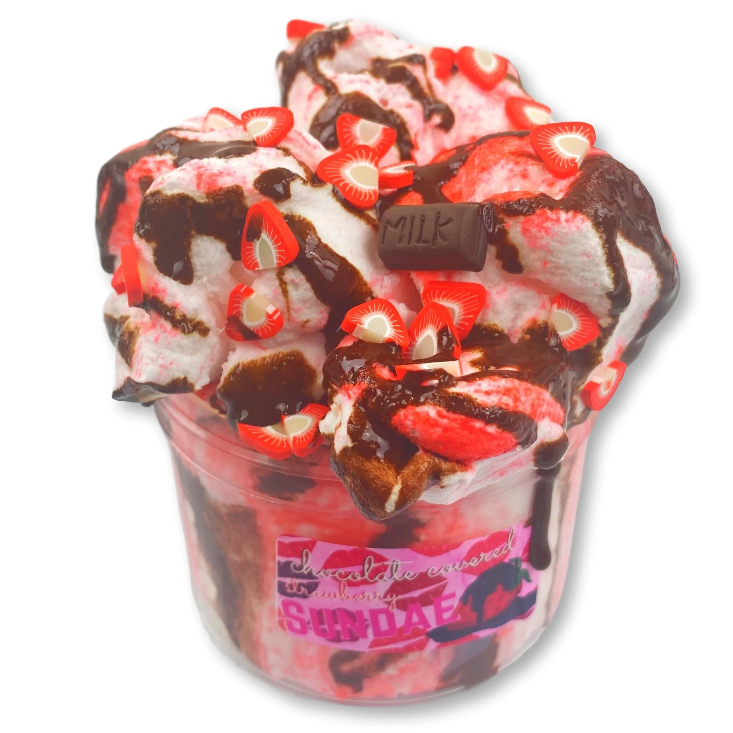 Chocolate Covered Strawberry Sundae