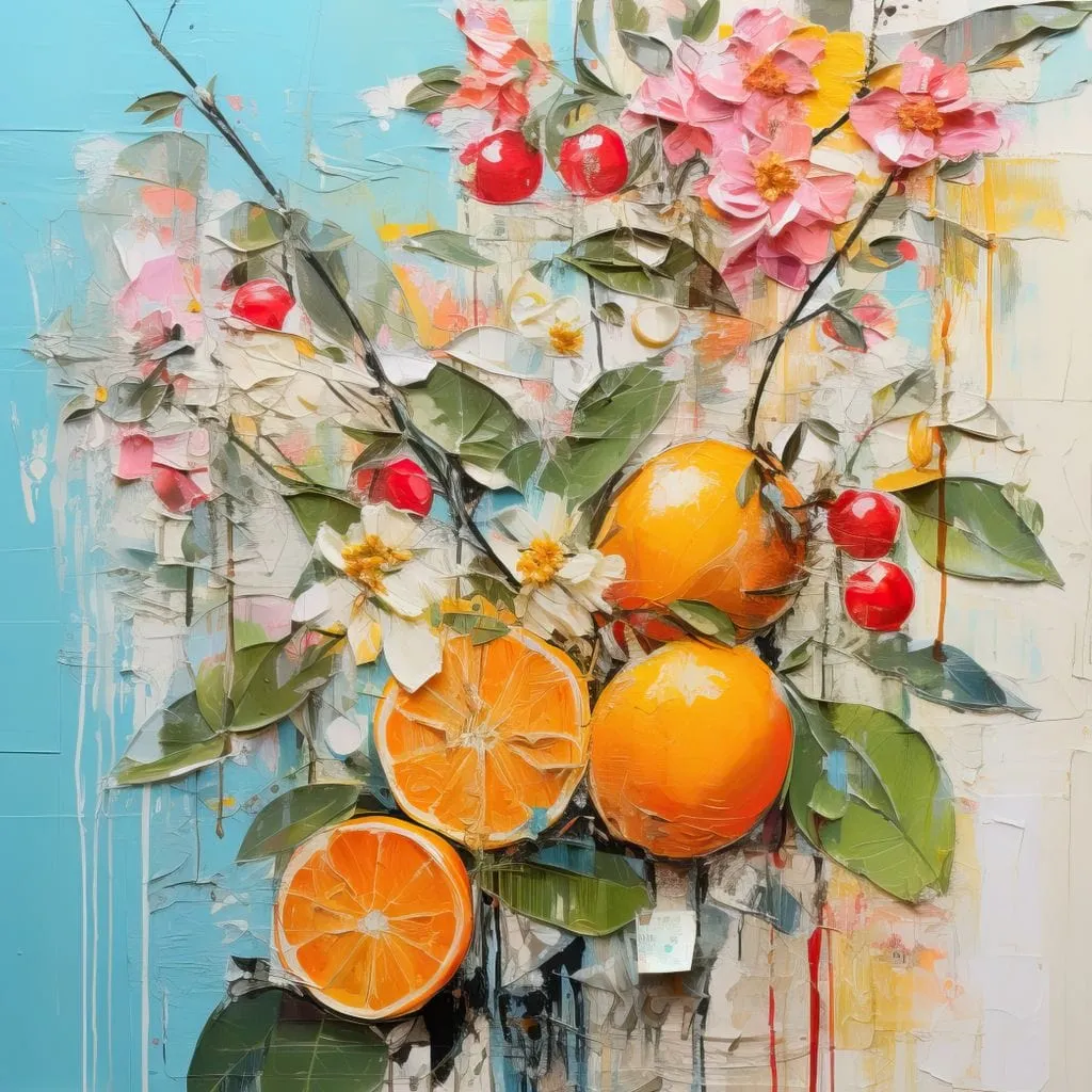 Citrus Symphony in Bloom - Wildrose Creations