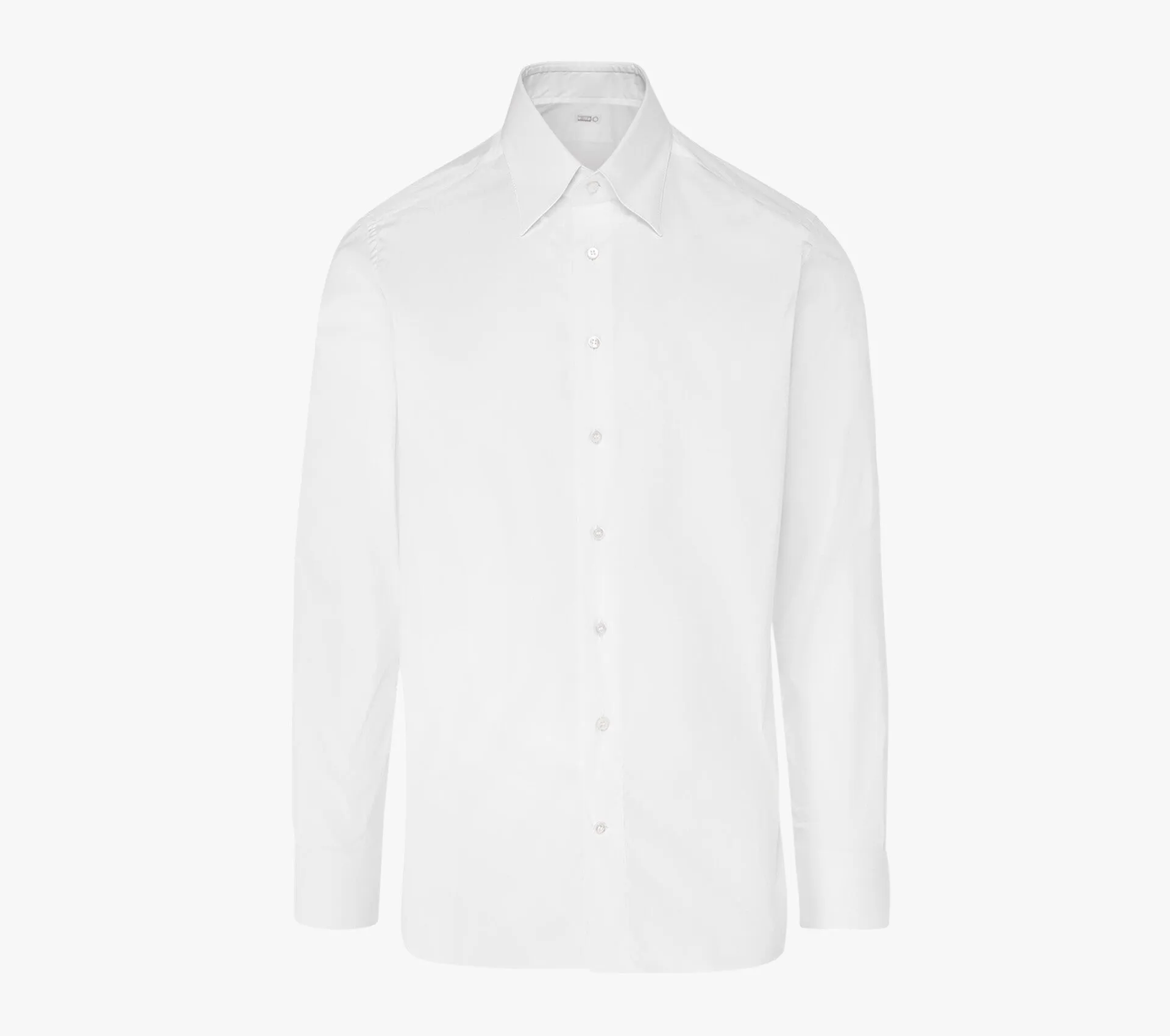 Classic Cotton Blend Shirt with Unique American-Style Collar