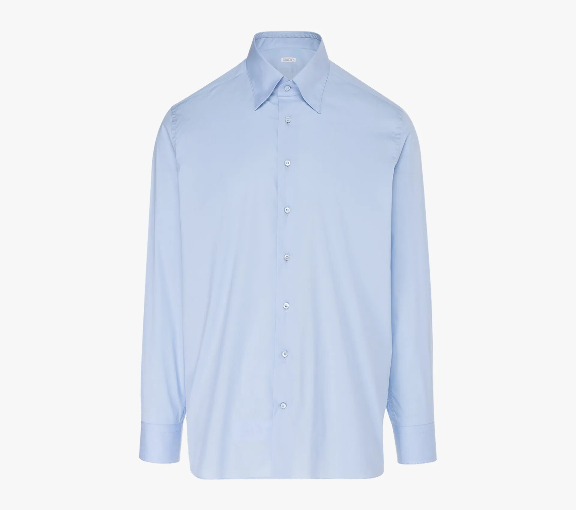 Classic Cotton Blend Shirt with Unique American-Style Collar