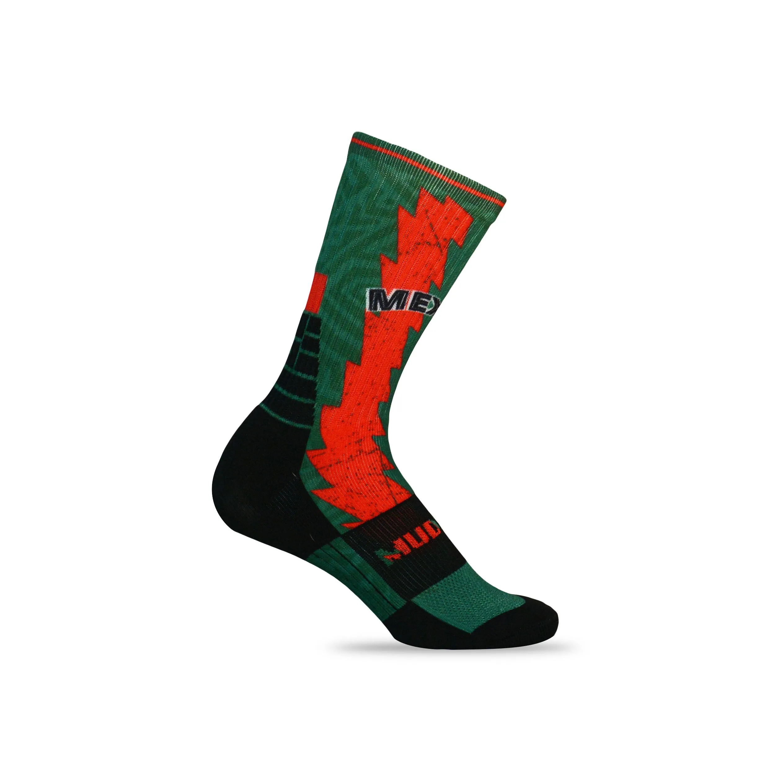 CLEARANCE ITEM - MudGear Custom Mexico Crew Height Socks (1 Pair)