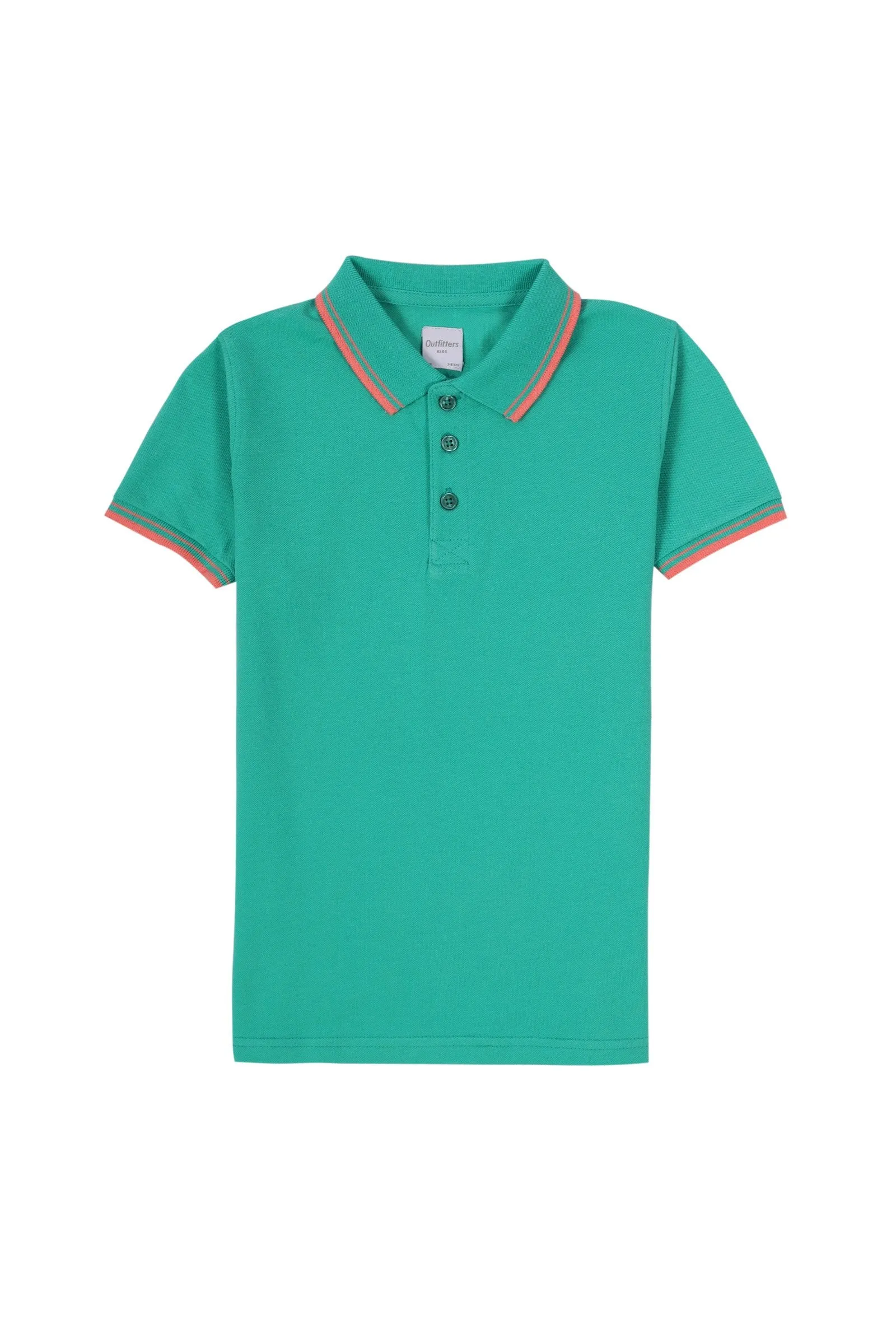 Colored Collar Polo Shirt