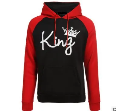 Crown King and Queen Hoodie for Couples