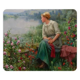 Daniel Ridgway Knight: "Maria by the River" – Mouse Pad