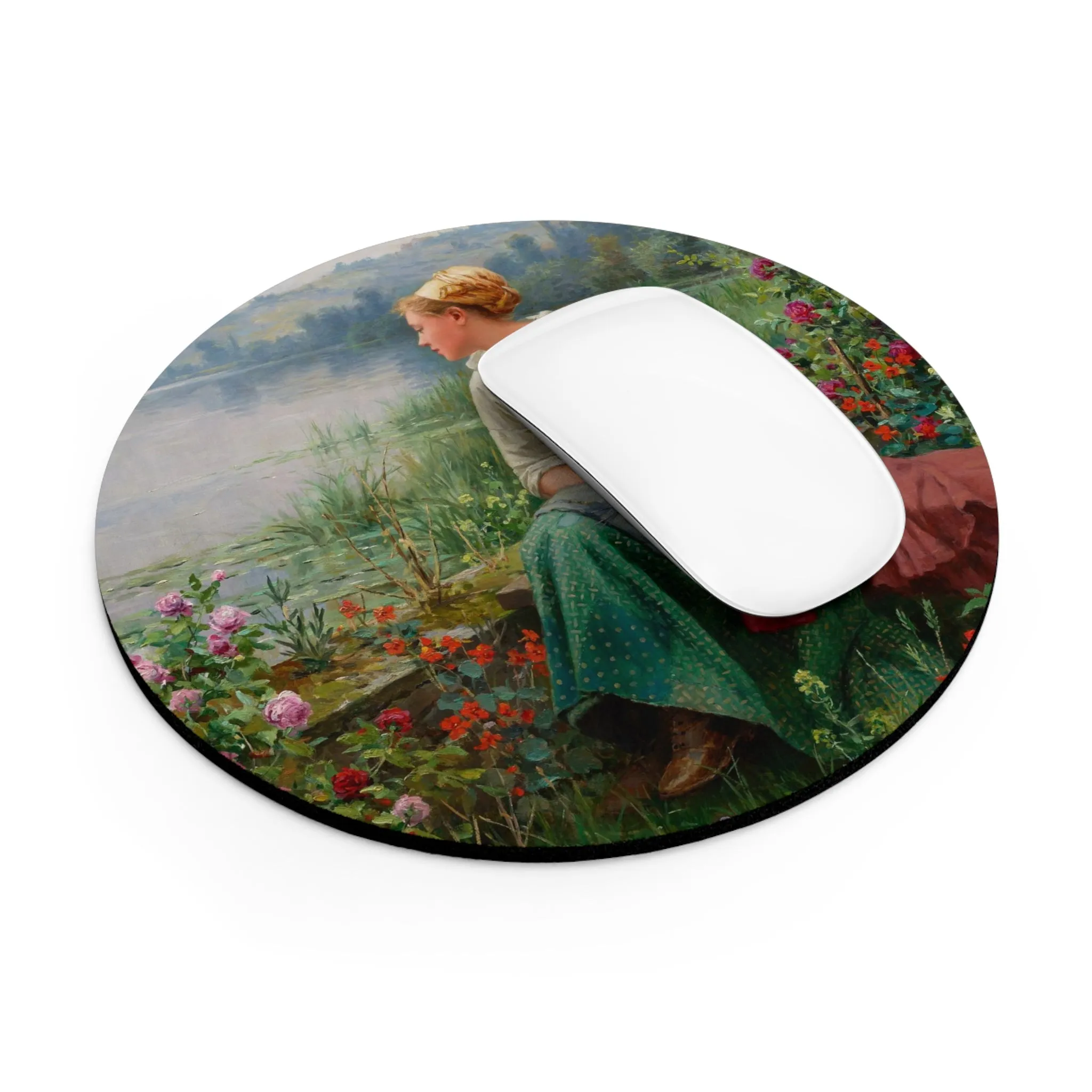 Daniel Ridgway Knight: "Maria by the River" – Mouse Pad